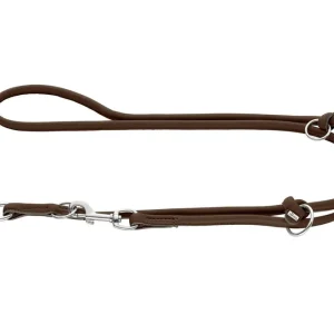 Top-Preis HUNTER Verstellbare Führleine Round Amalfi 10/200 schokobraun